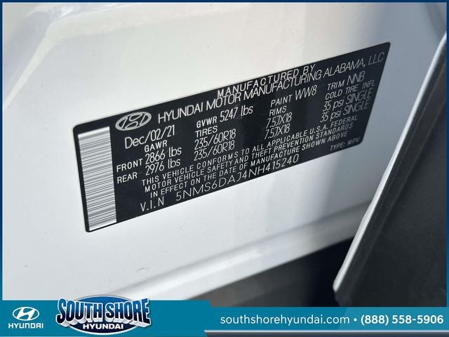 2022 Hyundai SANTA FE SEL