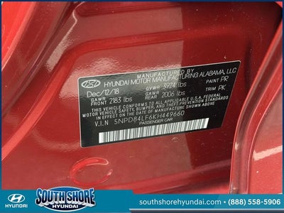 2019 Hyundai ELANTRA Value Edition