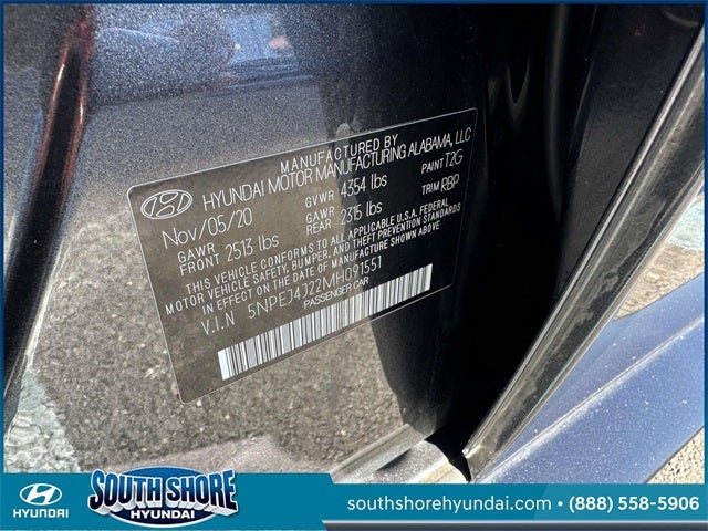 2021 Hyundai SONATA SEL Plus