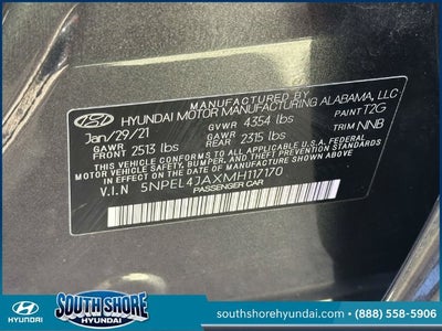 2021 Hyundai SONATA SEL