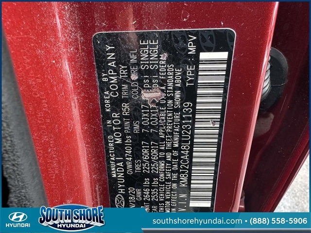 2020 Hyundai TUCSON SE