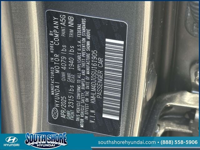 2025 Hyundai ELANTRA HYBRID Blue