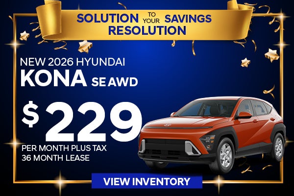 NEW 2026 HYUNDAI KONA SE AWD
